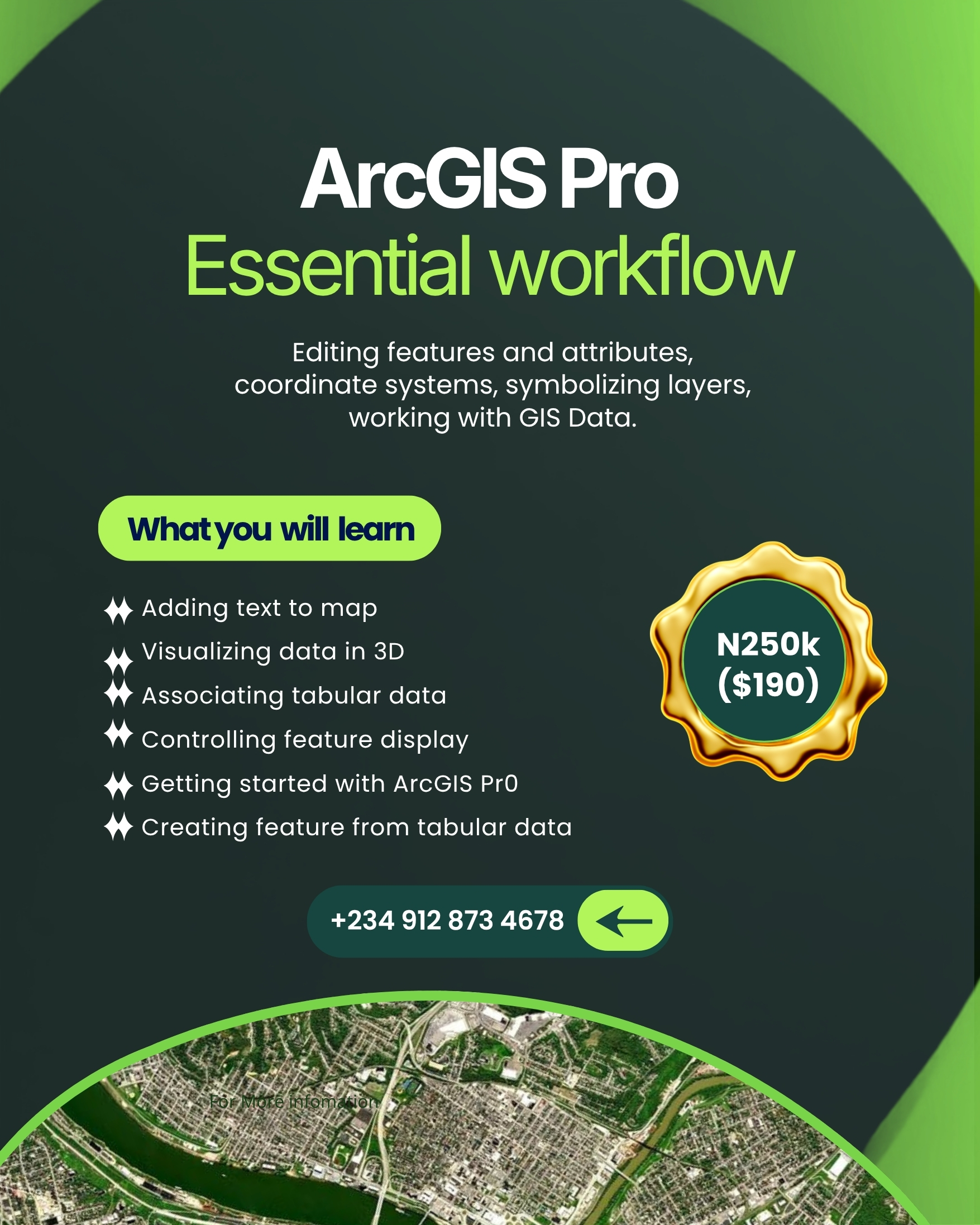 ArcGIS Pro Essential Workflow official flyer