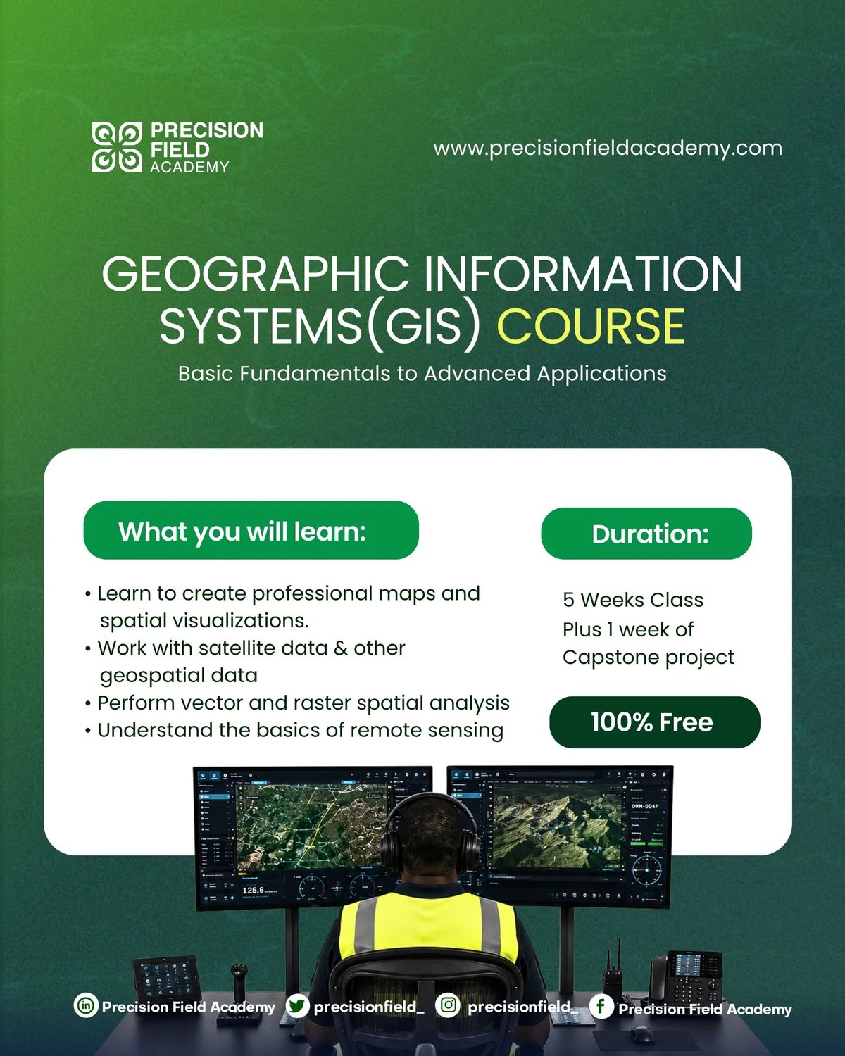 Basic GIS Course for Agriculture & Spatial Applications Official Course Brief