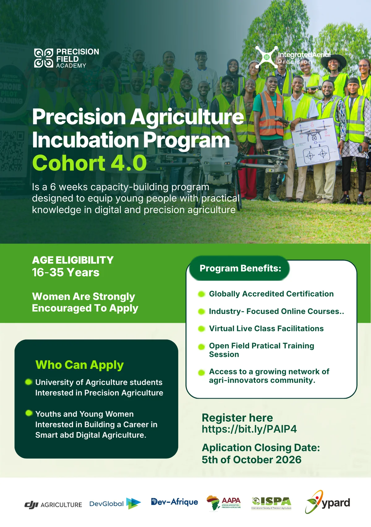 Precision Agriculture & Innovation Programme (PAIP) Official Course Brief